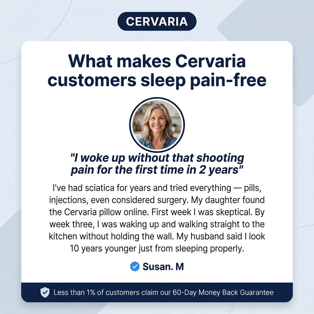 Cervaria Align — Natural Hip & Lower Back Relief for Side Sleepers