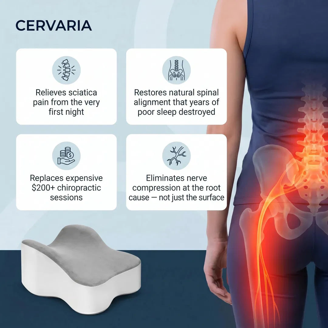 Cervaria Align — Natural Hip & Lower Back Relief for Side Sleepers