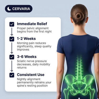 Cervaria Align — Natural Hip & Lower Back Relief for Side Sleepers